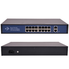 V2.0 IEEE 802.3af/At 150w 16 Port Poe Network Switch