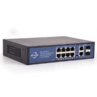 8 Port 2 Port 100mbs Network IP Camera Poe Switch