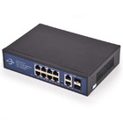 8 Port 2 Port 100mbs Network IP Camera Poe Switch