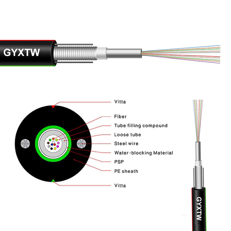 ANATEL 1 2 4 Core G657A FTTH Drop Cable