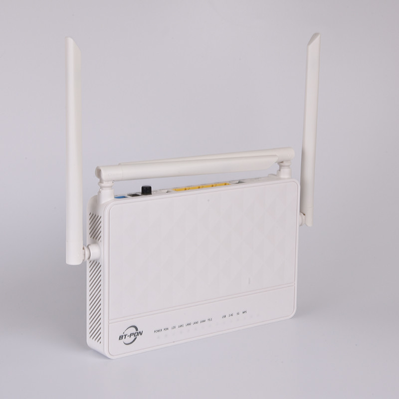 4GE 1POTS GEPON GPON ONT ONU 2.4 5G Dual Band Fiber Router
