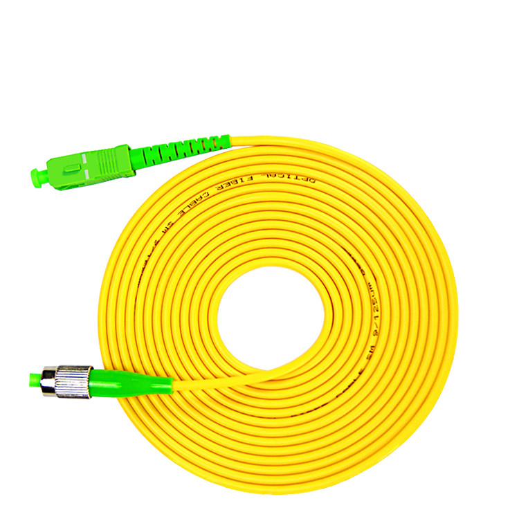 SC/APC Single Mode FTTH Drop Cable Fiber Optic Patch Cord