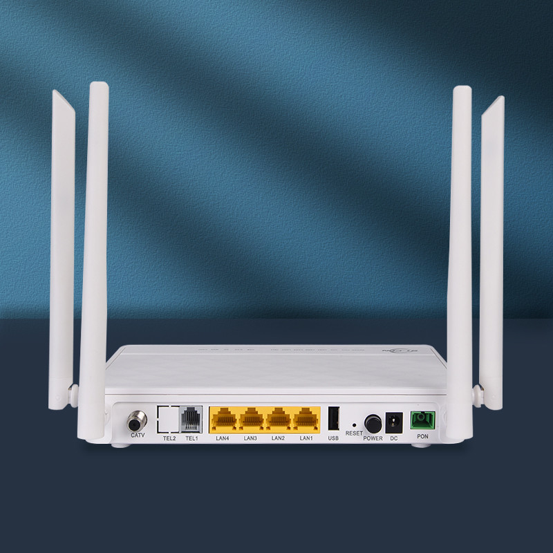 4 Antennas Netlink XPON Dual Band Router oNU router FTTX Solutions