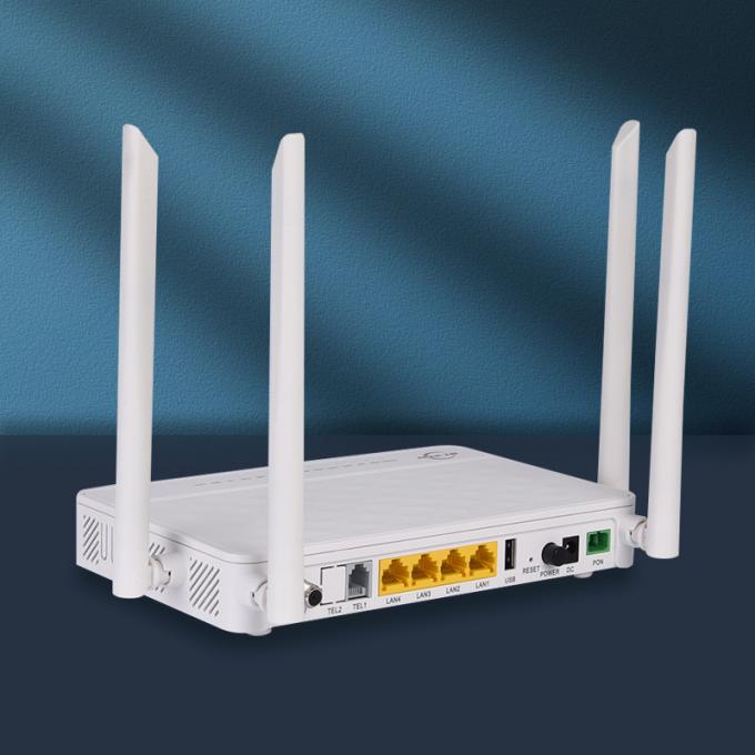 4 Antennas Netlink XPON Dual Band Router ONU Router FTTX Solutions